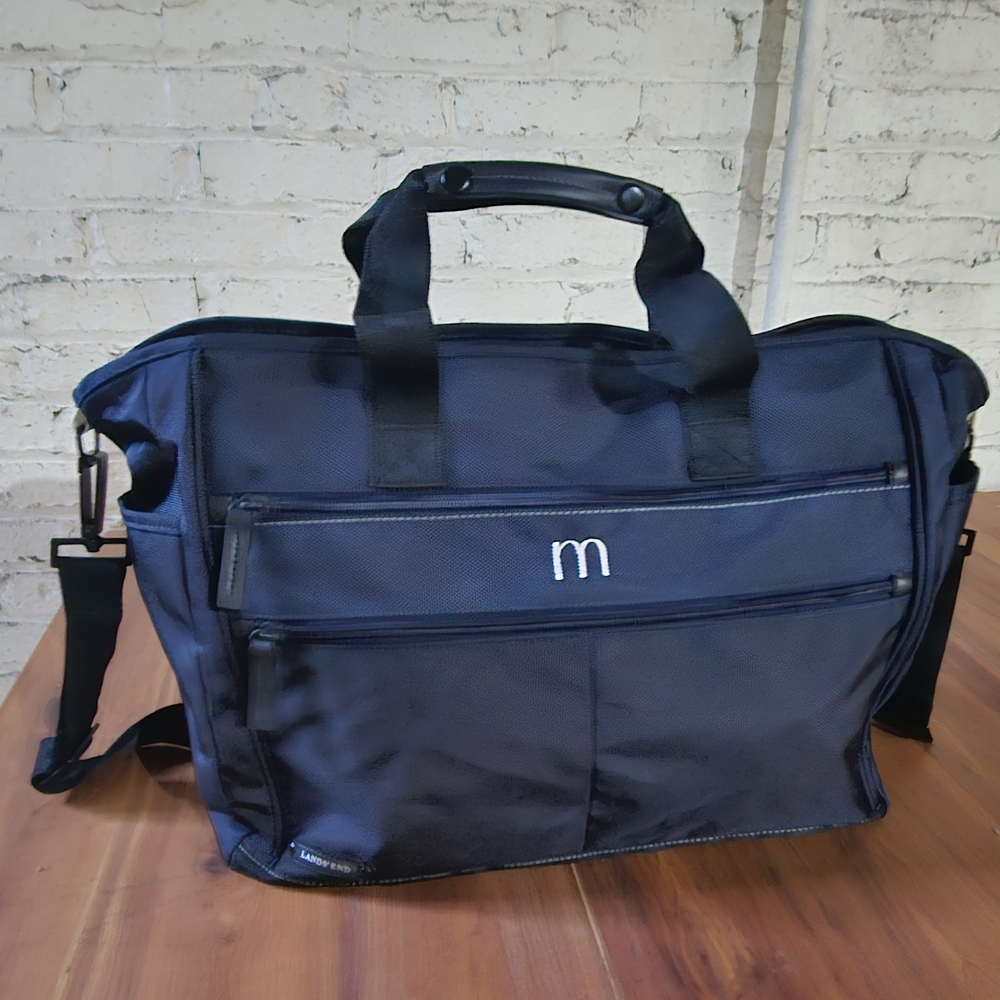 Men's Navy Blue Messenger Bag